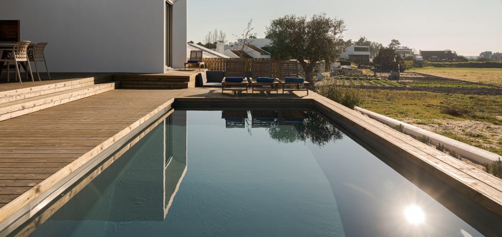 decks semi inground pool melourne florida above ground pools